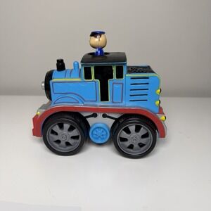 Kid Galaxy Friction Powered Train Moving Conductor Toy Thomas